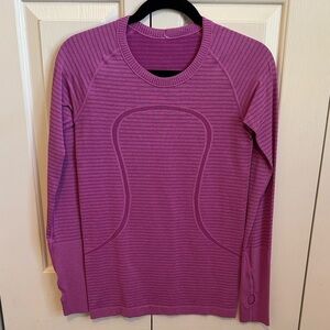 lululemon athletica Purple Long Sleeve Top